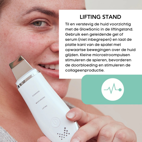 GlowSonic™ 3-in-1 Ultrasonische Derma Scrubber + Infuser