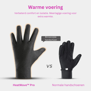 HeatWave™ Pro | Luxe Verwarmde Winterhandschoenen (incl. batterij)